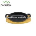 special design for cast iron sizzling steak plate